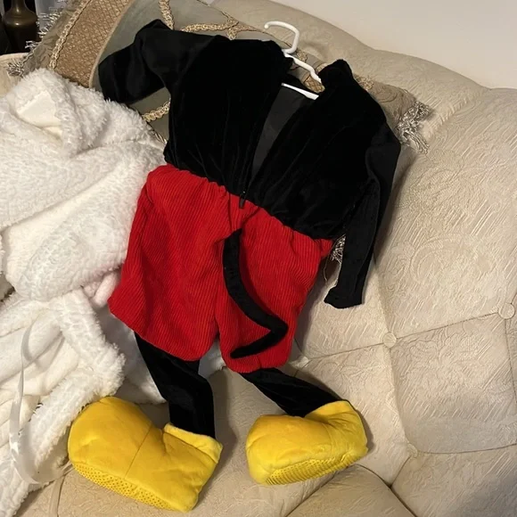 Kids Mickey Mouse Costume - Black, Red, Yellow